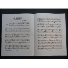 DARDE E. Le Miroir Piano ca1878