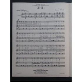 VERAN Florence Gigi Chant Piano 1950