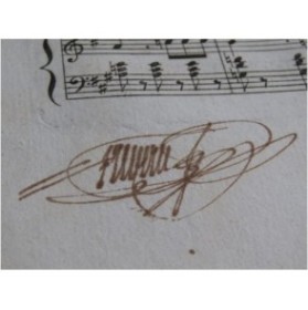 KREUBÉ Frédéric Le Coq du Village No 5 Signature Chant Piano ou Harpe ca1825