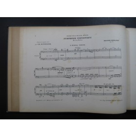 BERLIOZ Hector Symphonie Fantastique Piano 4 mains 1878
