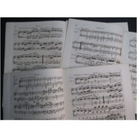 HERZ Henri Variations et Rondeau Piano Harpe ou 2 Pianos 4 mains ca1827