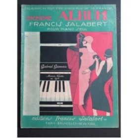 11e Album Salabert 25 Succès pour Piano 1928
