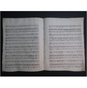 PAISIELLO Giovanni La Rachelina Molinarina Chant Piano ou Harpe ca1800