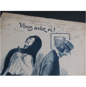 DELMET Paul Vous avez ri ! Dédicace Germain Lux Chant Piano ca1899