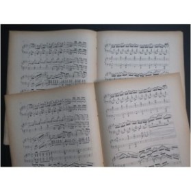WEBER Polacca Brillante op 72 pour 2 Pianos 4 mains ca1850