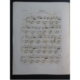 FESSY Alexandre Polka du Diable à quatre A. Adam Piano ca1850