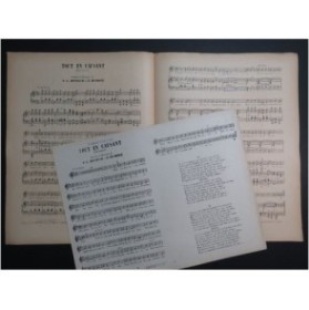 BÉNECH F. L. et DUMONT E. Tout en causant Chant Piano 1913