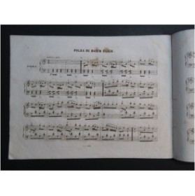 DUVERNOY J. B. Tom Pouce Quadrille Nain Piano ca1845
