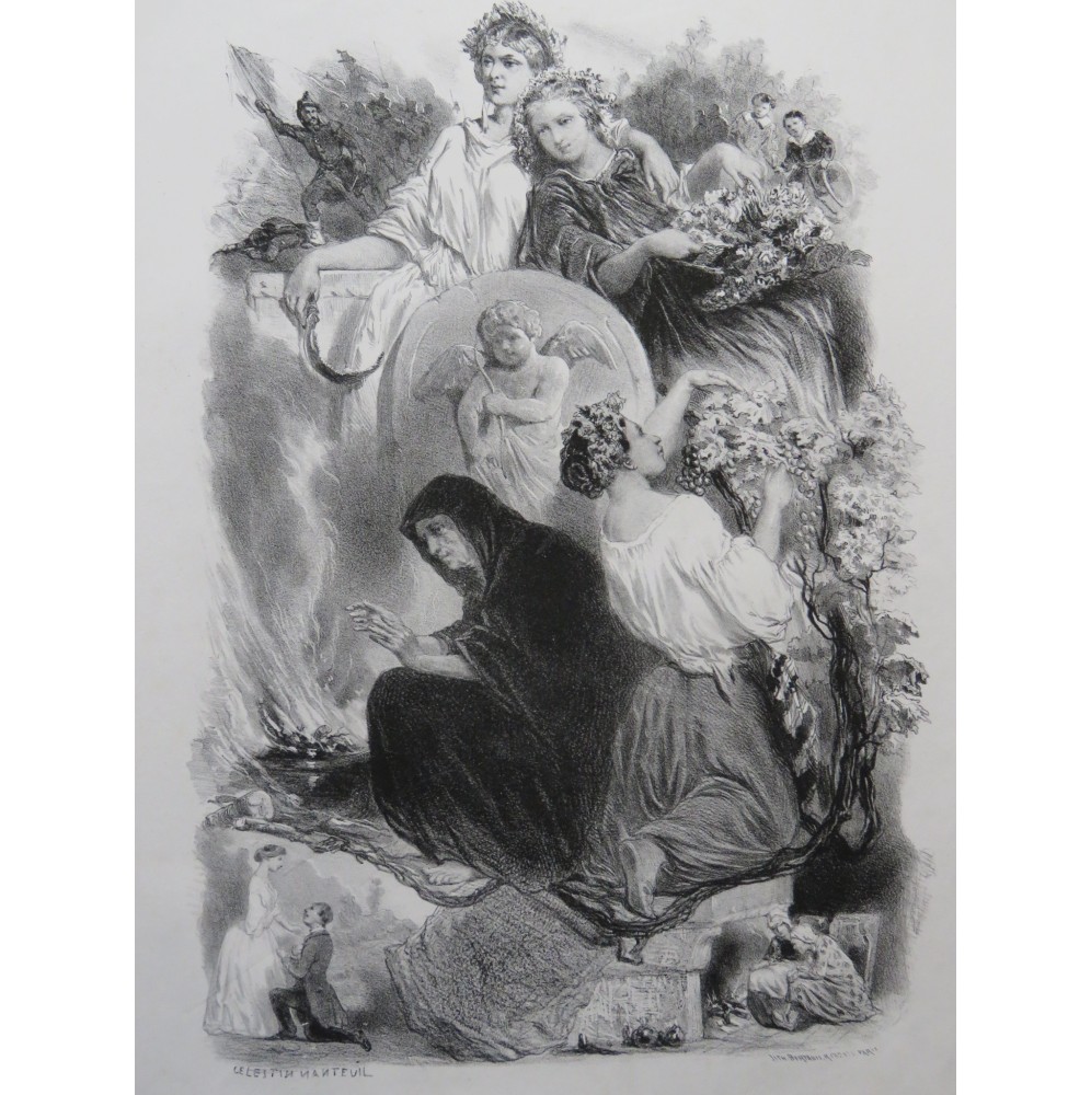 Célestin NANTEUIL Illustration XIXe siècle