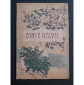 WIDOR Ch. M. Conte d'Avril Comédie en vers Piano ca1890