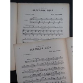 GOLESTAN Stan Serenada Mica Piano Violoncelle ca1910