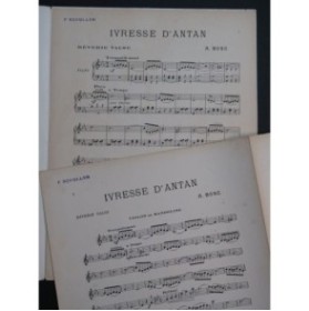 BOSC Auguste Ivresse d'Antan Piano Violon ou Mandoline 1925