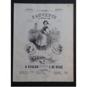 DE RILLÉ Laurent Fauvette Chant Piano XIXe siècle