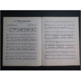 COLLIN Lucien La Petite Françoise Chant Piano ca1880