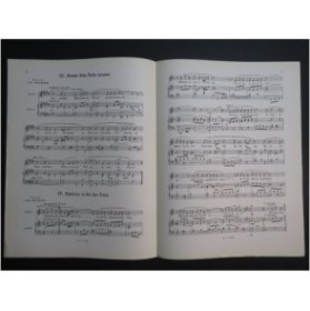 SAINT-REQUIER L. Six Nouveaux Noëls Chant Orgue ca1913
