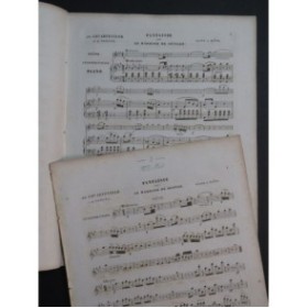 LE CARPENTIER CONINX Fantaisie Le Barbier de Séville Piano Flûte ca1860