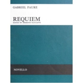 FAURÉ Gabriel Requiem Chant Piano 1975