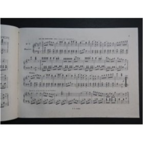 STRAUSS L'Oeil Crevé Hervé Quadrille Piano ca1860