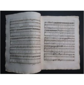BIANCHI Francesco Deh parlate Chant Orchestre 1791
