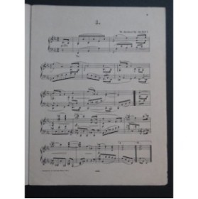 KIRCHNER Theodor Walzer op 23 Heft 1 No 1 à 6 Piano