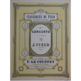 FIELD John Concerto No 1 en Mi Bémol Piano ca1880