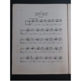 RUBINSTEIN Antoine Toréadore et Andalouse Piano 4 mains ca1880