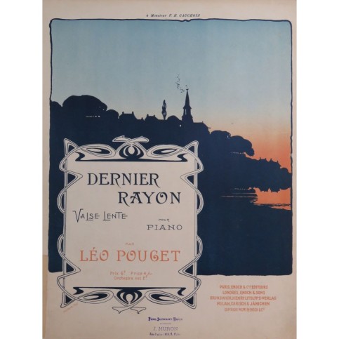 POUGET Léo Dernier Rayon Piano 1901
