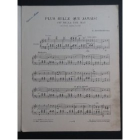 BONINCONTRO G. Plus belle que jamais ! Piano 1913