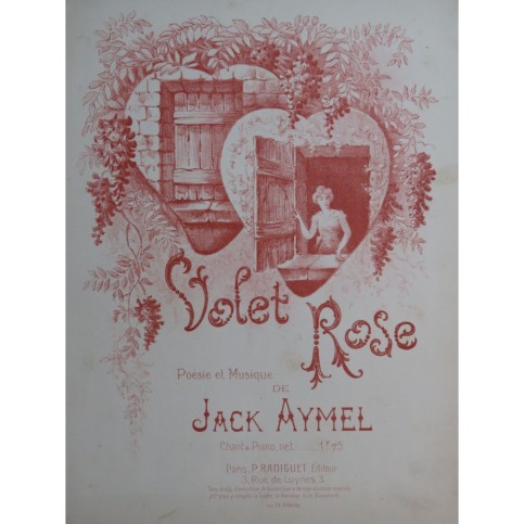 AYMEL Jack Volet Rose Chant Piano