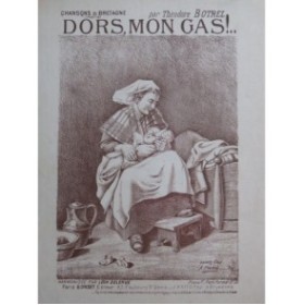 DELERUE Léon Dors mon Gas ! Chant Piano