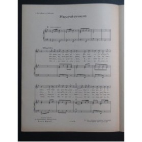 PARRY Gisèle Recrutement Chant Piano 1928