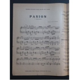 RIZZUTI Jose M. Pasion Tango Piano