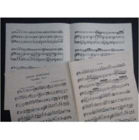 GRANADOS Enrique Danse Espagnole Piano Violon 1915