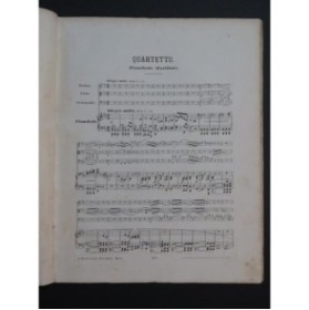 MENDELSSOHN Quatuor No 3 op 3 Piano Violon Alto Violoncelle ca1833