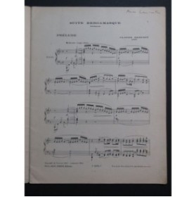 DEBUSSY Claude Suite Bergamasque Piano 1923