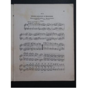 RUBINSTEIN Antoine Pêcheur Napolitain Piano 4 mains ca1880