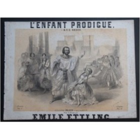 ETTLING Émile L'Enfant Prodigue Piano ca1852