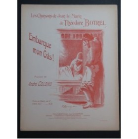 COLOMB André Embarque mon Gâs ! Chant Piano 1901