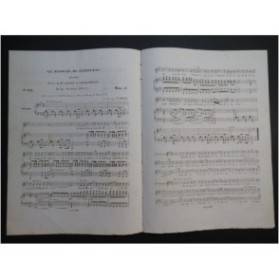 GRISAR Albert La Fiancée du Guérillas Chant Piano ca1840