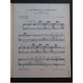 DUKAS Paul L'apprenti Sorcier Piano 1939