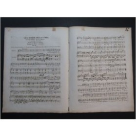 LAMBERT G. Les Bords de la Loire Chant Piano ca1820