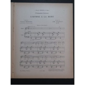 FILIPPUCCI Edmond L'Hymne à la Mort Chant Piano