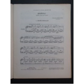 POULENC Francis Napoli Piano 1926
