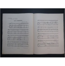 CHAUSSON Ernest Trois Lieder Chant Piano ca1895