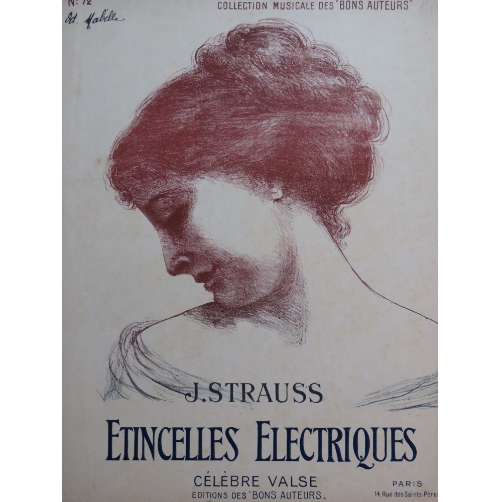 STRAUSS Johann Etincelles Electriques Piano