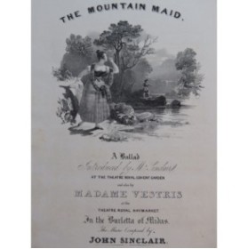 SINCLAIR John The Mountain Maid Chant Piano ca1840