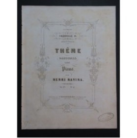 RAVINA Henri Thême Original Piano ca1850