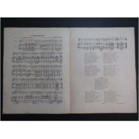 ROUGET DE LISLE La Marseillaise Chant Piano ca1850