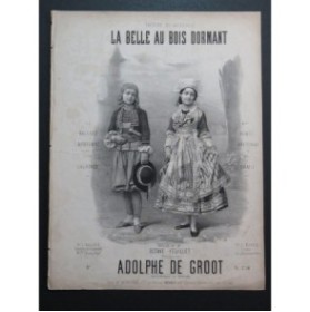 DE GROOT Adolphe La Belle au Bois Dormant Chant Piano ca1865