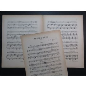 BAGNOLI Ulisse Tendre Aveu Piano Violon ca1906